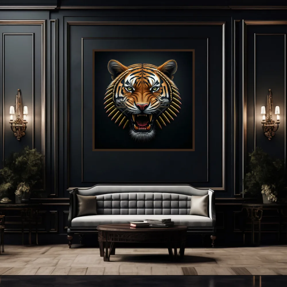 Ferocious Tiger Modern Wall Art | Digital Download (ESFT002) - Image 3