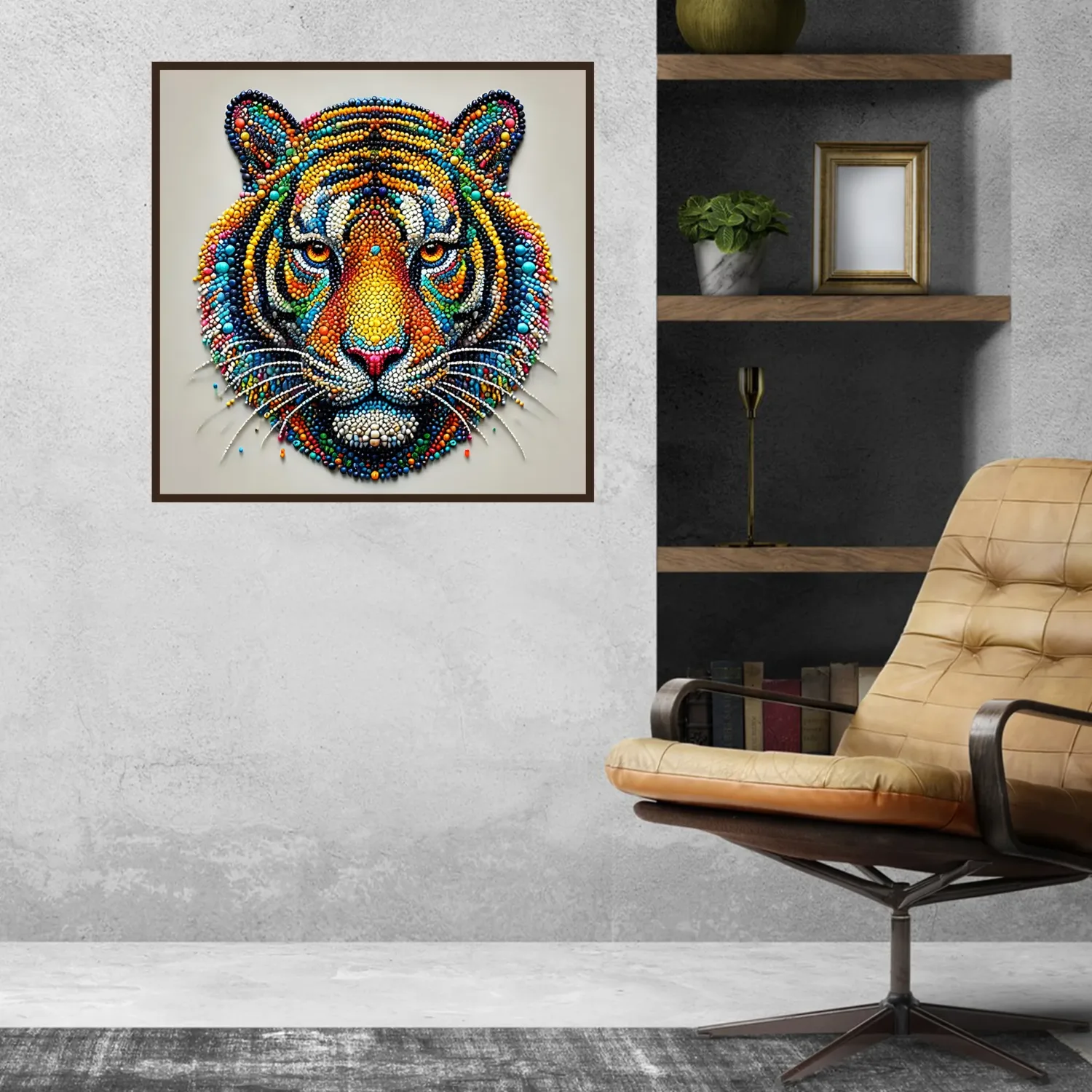 Ferocious Tiger Modern Wall Art | Digital Download (ESFT003)