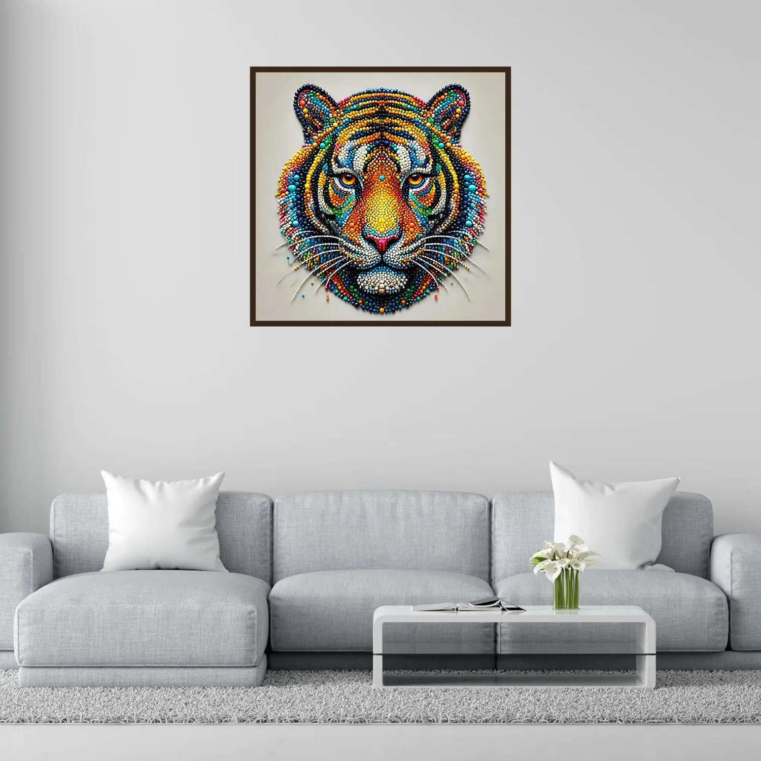 Ferocious Tiger Modern Wall Art | Digital Download (ESFT003) - Image 3