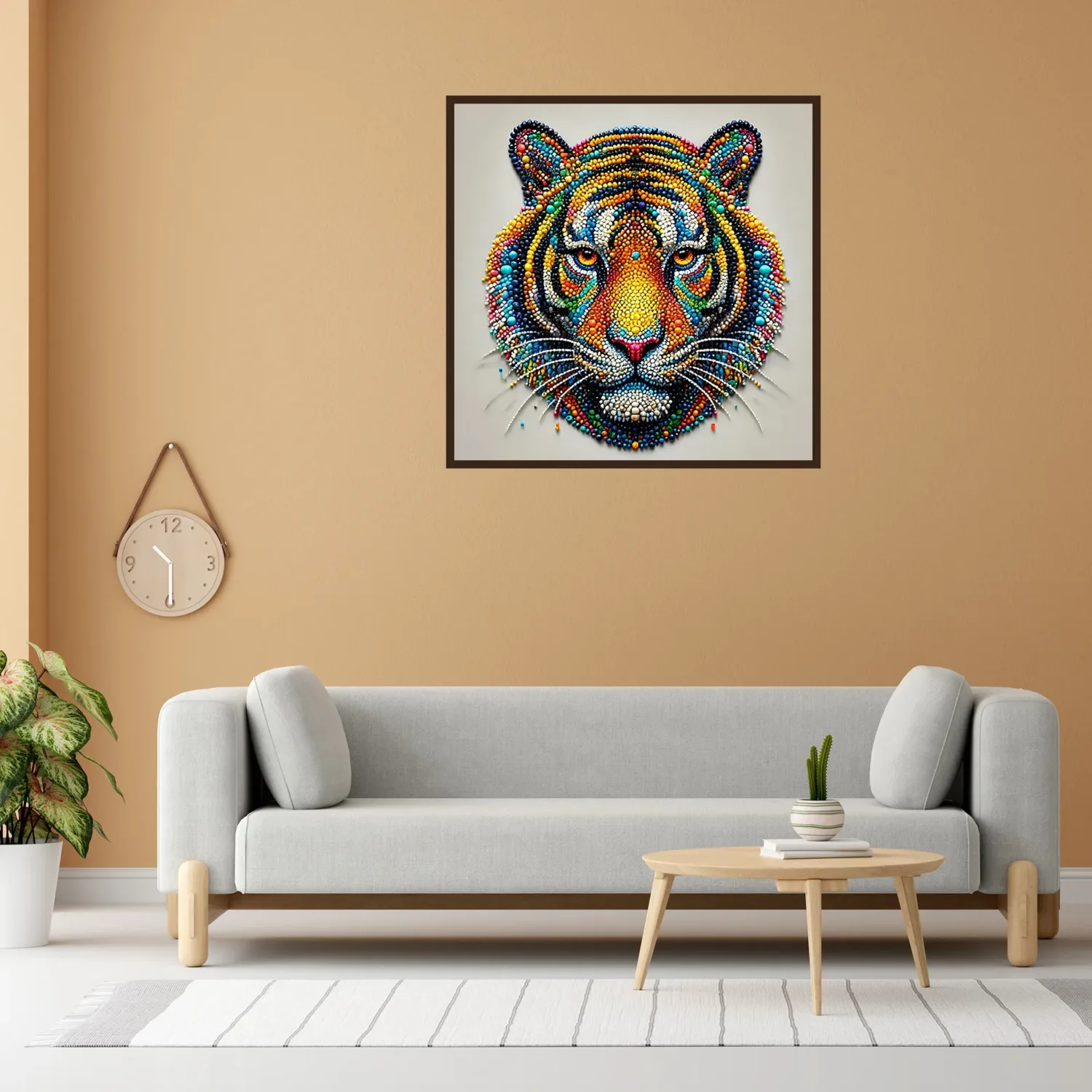 Ferocious Tiger Modern Wall Art | Digital Download (ESFT003) - Image 2